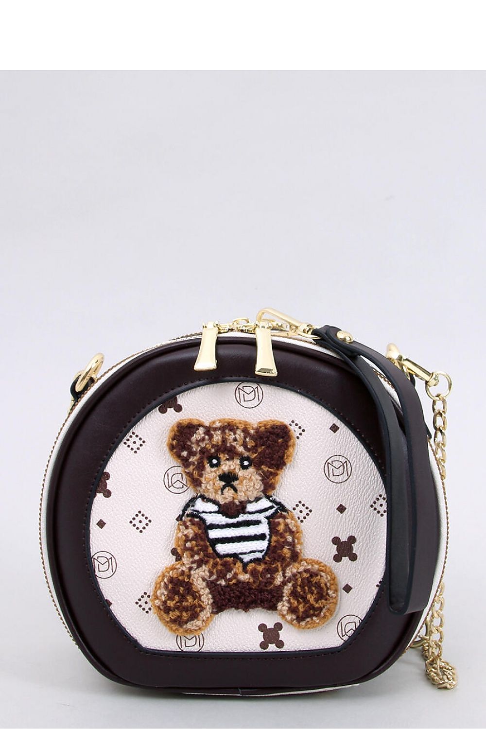 Charming Teddy Bear Trunk Handbag - Elegant Versatile Design