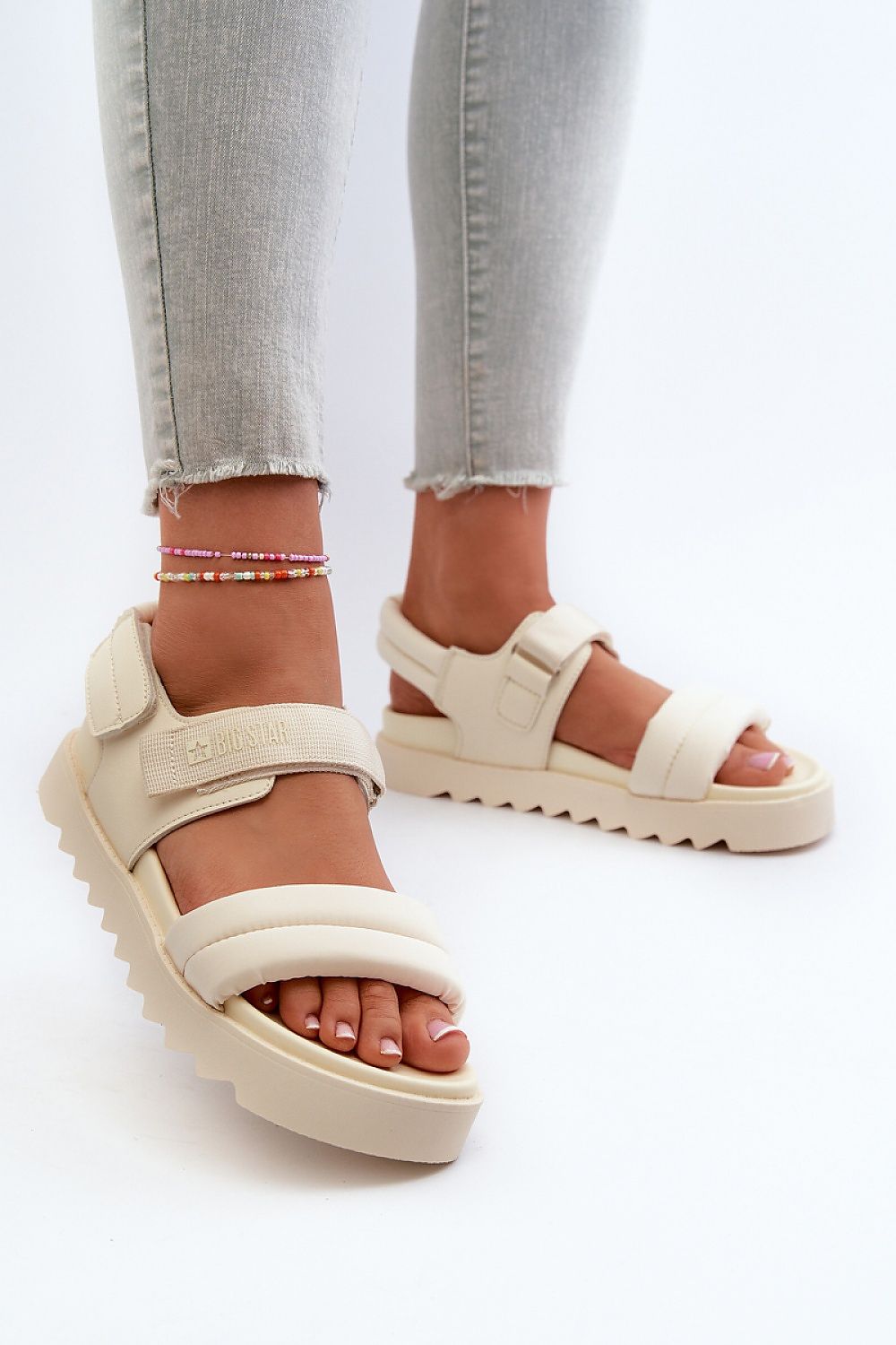 Big Star Platform Sandals with Velcro Closure – Comfortable & Stylish for Summer