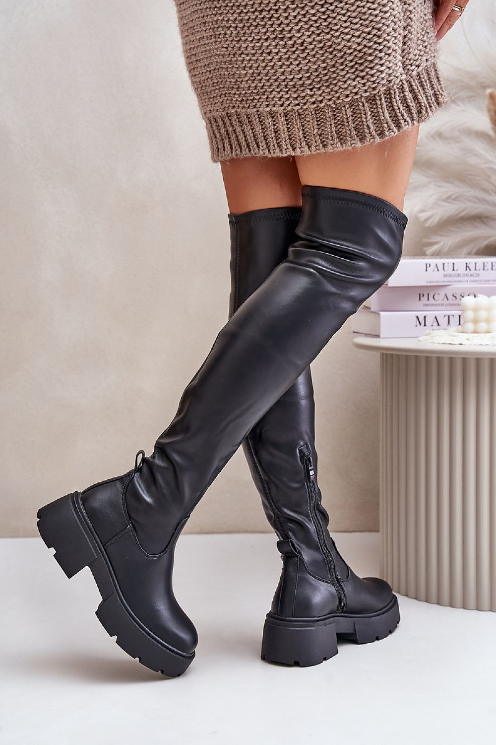 Urban Luxe Knee-High Boots