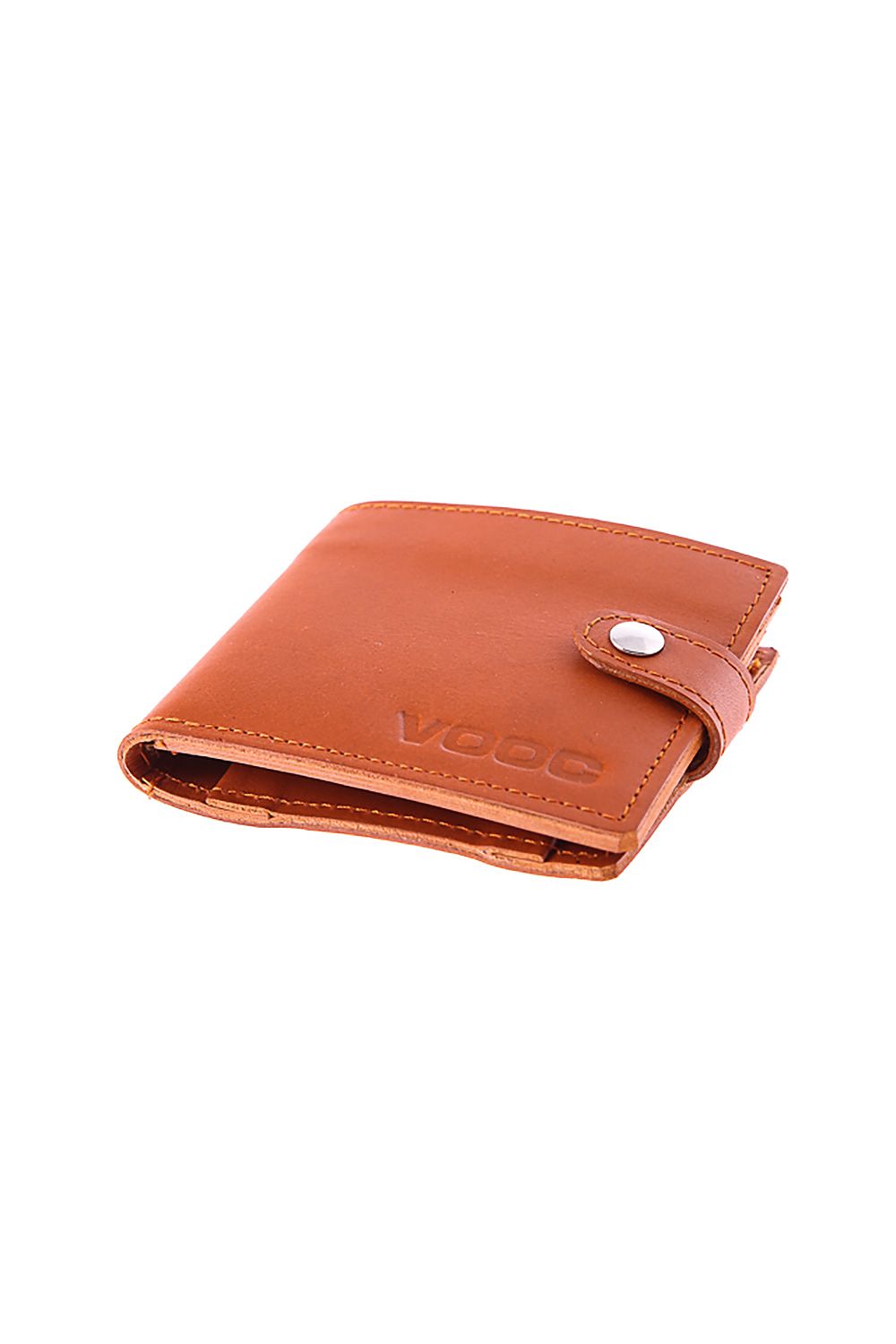 Vintage VOOC Leather Wallet P21 - Unisex Clip Closure Design